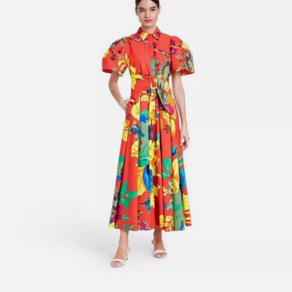 Christopher John Rogers x Target Floral Red Maxi Dress